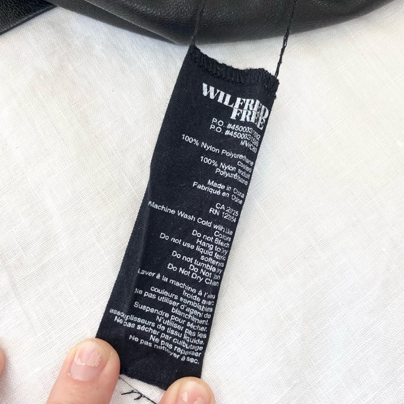 Aritzia Wilfred Free Daria High Rise Faux Leather Leggings - Picture 14 of 15